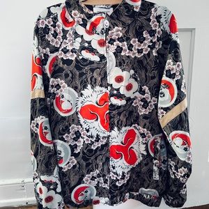 Faux Satin Tokyo Print Men’s Bomber : Urban Outfitters, Men’s Medium